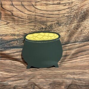 Gold Coin Cauldron Home Accent